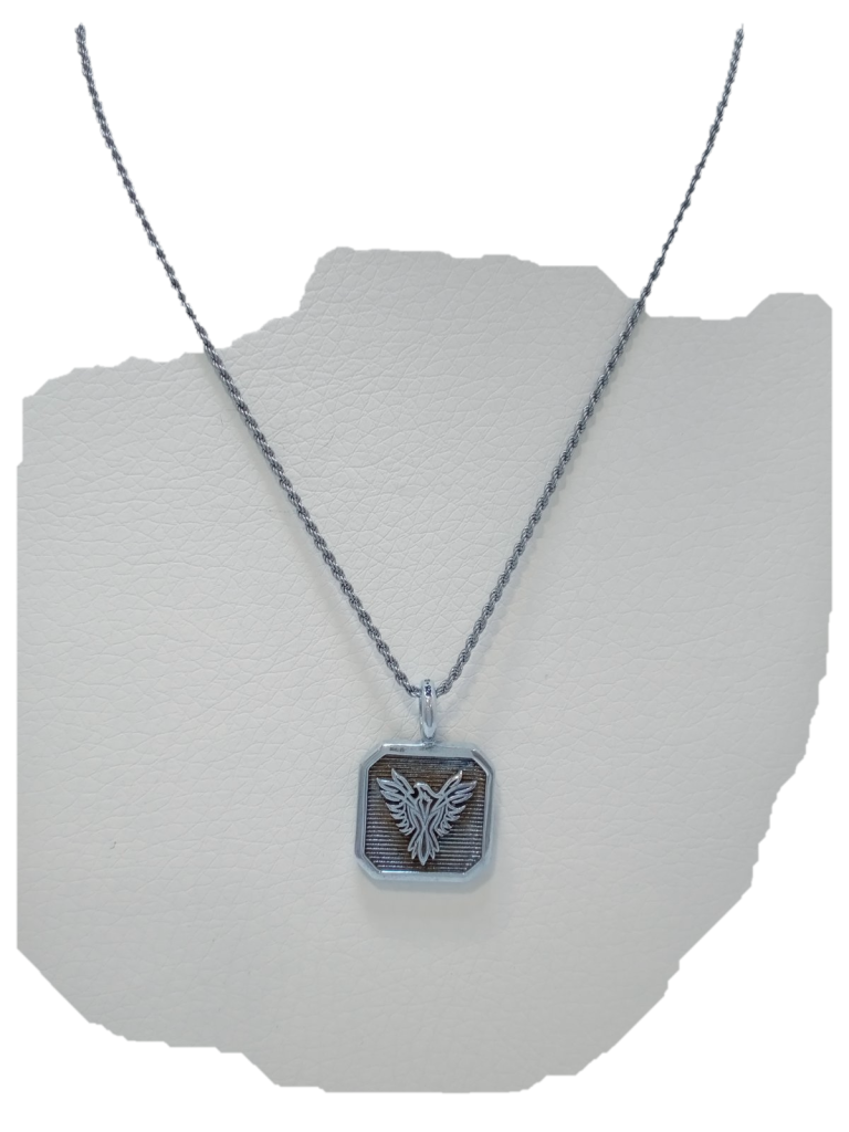 Χειροποίητο μενταγιόν “Phoenix Talisman” από ασήμι 925