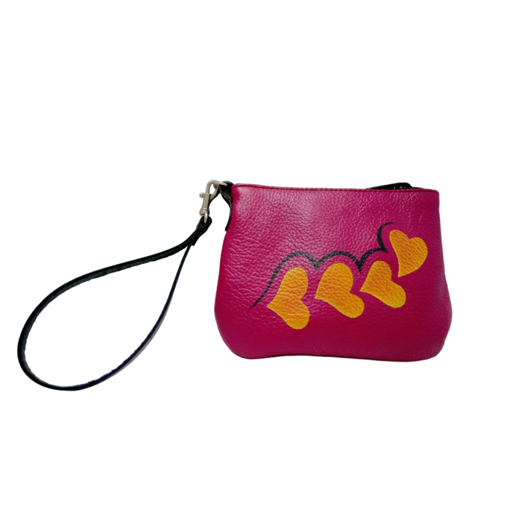 Χειροποίητο δερμάτινο clutch πορτοφόλι