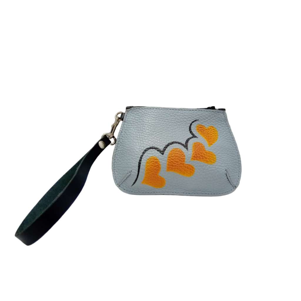 Χειροποίητο δερμάτινο clutch πορτοφόλι