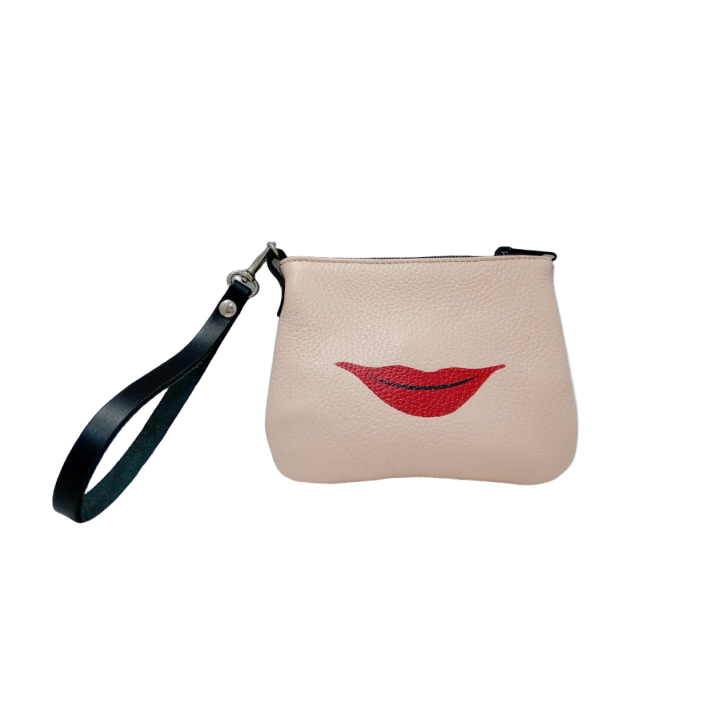 Χειροποίητο δερμάτινο clutch πορτοφόλι